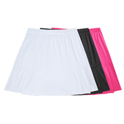 运动短裙女羽毛球半身裙，速干透气裙子裙裤，网球裙裤裙白色定制
