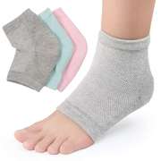 足跟保护套护脚网眼皲裂套脚膜袜子硅胶袜套防开裂后跟袜防磨去角
