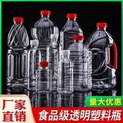 食品级塑料瓶带盖pet瓶子一斤装酒瓶空瓶，透明饮料瓶500ml矿泉水瓶