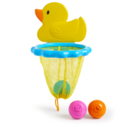 munchkin满趣健婴儿童宝宝小黄鸭投篮洗澡玩具戏水玩水玩具