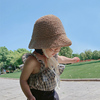 儿童草帽韩国夏季沙滩，防晒婴幼儿洋气帽子ins女童，宝宝出游防晒帽