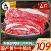 牛肉新鲜牛腩肉鲜切2000g整块牛腩生鲜牛排黄牛肋条冷冻商用食材