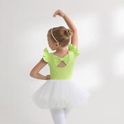 儿童舞蹈服天蓝色女童练功服夏季无袖幼儿芭蕾舞裙考级练舞衣