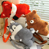 可爱狐狸挎包大熊猫，斜背包哈士奇毛绒，包包小熊娃娃单肩包儿童礼物