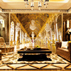 3D欧式奢华金色宫廷宫殿沙发卧室背景墙纸凡尔赛宫3D立体壁纸壁画