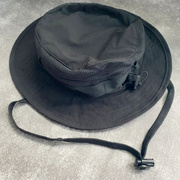 侦察兵scouttad战术户外奔尼帽圆边帽黑色帽子轻便柔软面料渔夫帽
