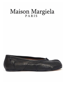Maison Margiela马吉拉Tabi分趾褶皱芭蕾平底鞋一脚蹬单鞋