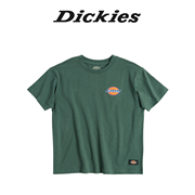 dickies童装男童女童t恤24新前后(新前后)logo印花圆领短袖t恤儿童短袖