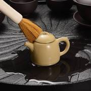 茶宠摆件可养迷你紫砂壶小号袖珍指尖壶茶玩茶具茶桌功夫茶具