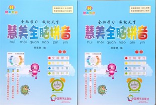 慧美早教认字拼音书/幼儿学前全脑识字速算写字大全套闪卡片DVD