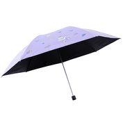太阳伞小巧便携晴雨伞折叠铅笔伞防紫外线卡通泰迪熊可爱学生