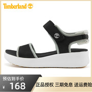 Timberland添柏岚夏季凉鞋女运动魔术贴厚底户外休闲鞋舒适A23AM