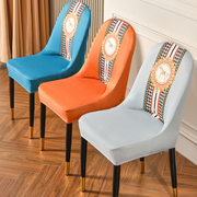 椅子套罩2022高级欧式客厅，弧形凳子套罩餐椅，保护套简约通用