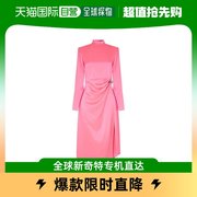 香港直邮潮奢 david koma 女士DK Ld32 荧光粉色连衣裙