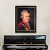 网红音乐家莫扎特油画肖像画琴房钢琴装饰画竖版人物画挂画琴行可