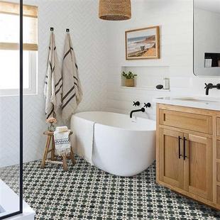 奇遇园 墨绿色石材马赛克瓷砖地砖卫生间墙砖浴室厕所复古法式