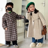 韩版2022男女童双面，羊绒冬装加厚呢子，外套中长款设计师款大衣