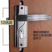 老实门锁125-150孔距铁皮，小50锁卧室钢，木门门锁室内门锁具配件