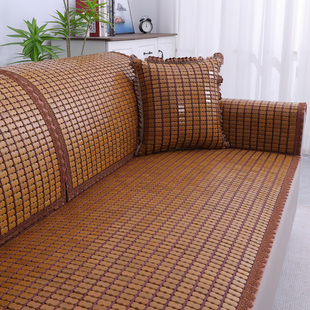 夏季麻将凉席沙发垫客厅竹席坐垫，防滑座垫夏天款通用竹凉垫子