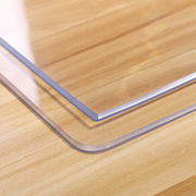 家用软玻璃PVC桌布防水防烫防油免洗隔热透明餐桌垫茶几厚水晶板