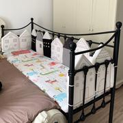 铁艺沙发床儿童床带护栏男孩女孩，公主床边床，简易加宽拼接床婴儿床