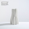 现代简约创意陶瓷白色树桩瓶花瓶摆设家居客厅插花装饰摆件北欧风