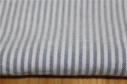 品牌布料蓝白色细条纹色织纯棉棉布衬衫连衣裙手工DIY家居用品布
