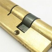 。防盗门锁芯ab级锁芯纯铜，步阳万嘉锁芯，偏芯大门锁芯通用型全铜锁