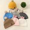 婴儿帽子男童纯棉春秋宝宝，婴儿单层薄款儿童帽，女童套头帽冬季保暖