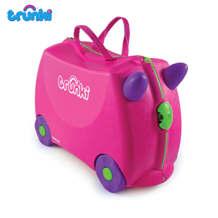 新国Trunki儿童骑行箱可坐骑行李箱子女宝宝可Q爱卡通玩具旅行箱