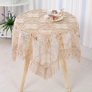 欧式绣花桌布蕾丝镂空水溶餐桌布布艺，装饰茶几台布床头罩