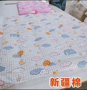 纯棉无荧光剂纯棉花婴儿包被垫被宝宝棉花铺垫幼儿园小被褥垫尿垫
