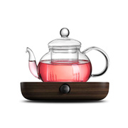 一屋窑玻璃花茶壶泡茶壶过滤茶水分离冲茶器耐热红茶具