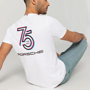 保时捷原厂T恤POLO衫75周年限量版Porsche纪念男式马球衫半袖