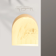 床头壁灯现代简约嵌入式墙角艺术氛围灯具北欧时尚布达拉宫感应灯