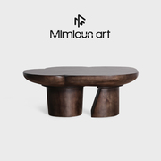 米米村云朵实木茶几简约创意异形小桌子民宿样板间设计师艺术茶桌