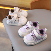春秋软底婴儿学步鞋男宝宝鞋子0-1一岁2女小童运动机能鞋透气网鞋