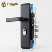 防盗门锁套装锁具把手家用通用型不锈钢把手锁大门锁木室内门锁芯