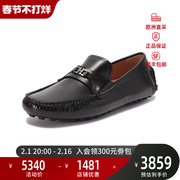 菲拉格慕 Ferragamo男士FLORIN系列牛皮革皮鞋单鞋豆豆鞋 0762659