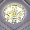 过道灯走廊灯水晶花嵌入式吸顶灯，创意个性玄关灯入户高级感led圆