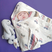初生婴儿抱被新生儿，包被宝宝春秋纯棉纱布，夏季薄款外出产房包巾