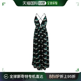 香港直邮ullajohnson系带，撞色连衣裙ps240151a
