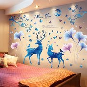 酒店甜品店家用墙壁贴纸粘贴画，店里装饰品墙贴纸，自粘画卧室墙贴花