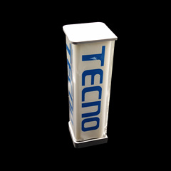 定制四面通体发光灯箱奶白色和透明亚克力组合式条形led广告灯箱