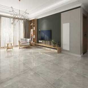 瓷砖地砖800x800客厅全抛釉地板砖通体大理石防滑灰色地面砖6