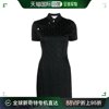 香港直邮潮奢marineserre女士，serre海军风黑色连衣裙
