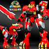 新心奇爆龙战车x4赤焰霸王，龙超斗暴龙恐龙，变形机器人金刚儿童玩具