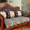 沙发垫四季通用美式乡村雪尼尔，欧式防滑真皮坐垫，123组合垫子定制