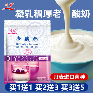 买一送一川秀经典老酸奶，发酵剂酸奶菌粉酸奶发酵菌双歧杆菌7菌