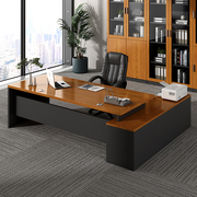 办公桌简约现代办公室家具桌椅，组合经理总裁单人，桌子大班台老板桌